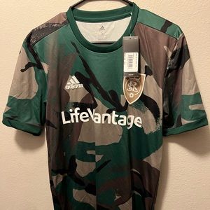 size S real salt lake soccer jersey! NWT!